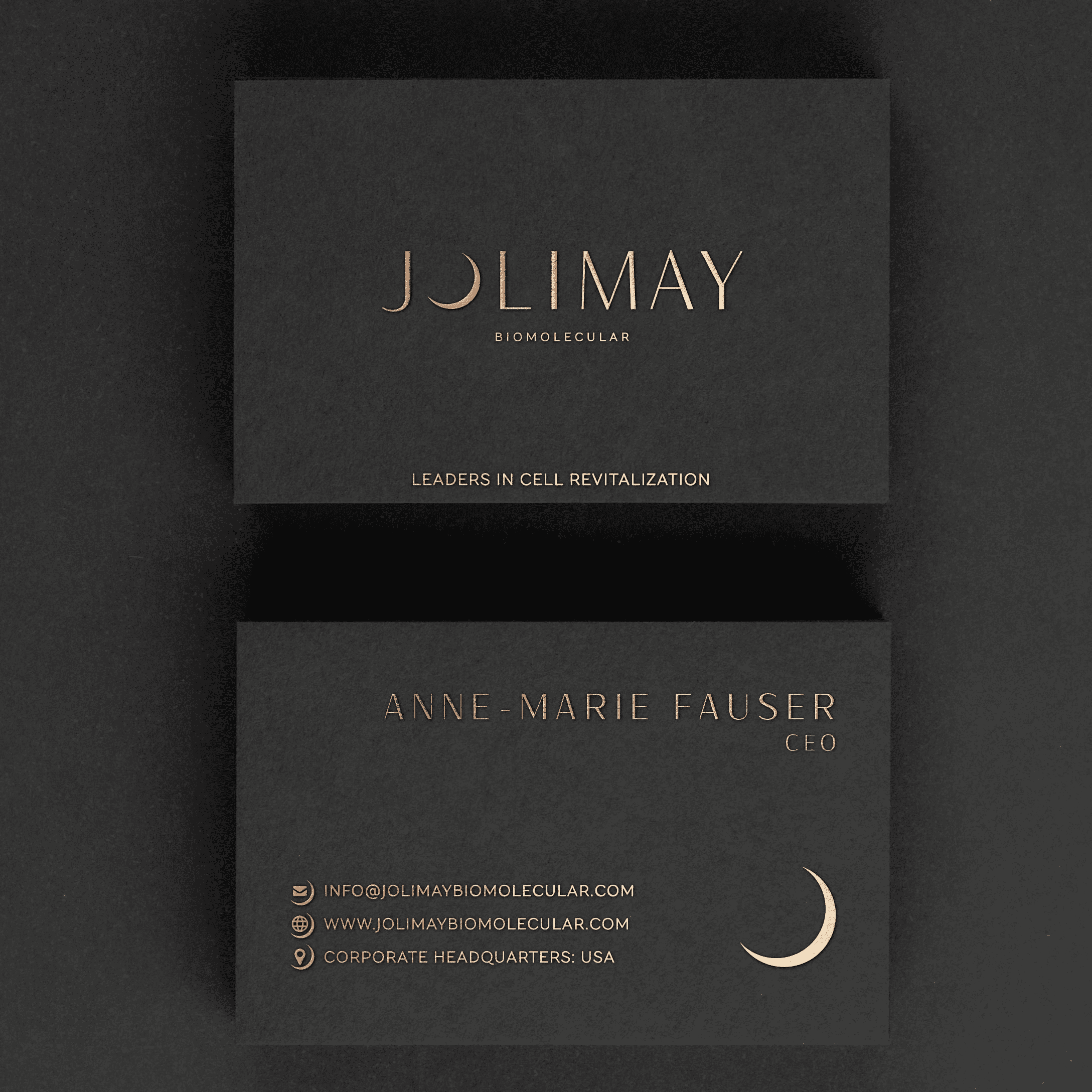 Business card design with gold foil details trending business card styles